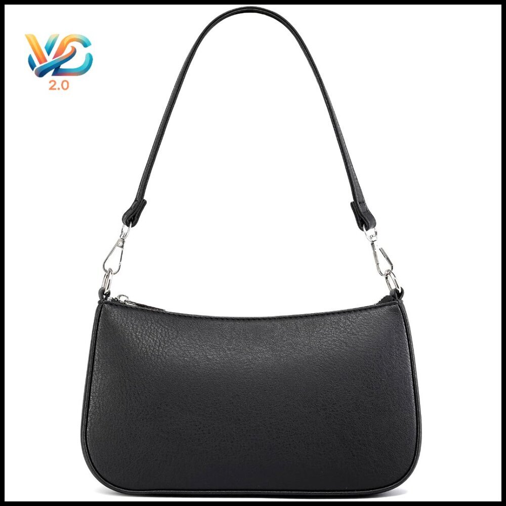 Small Shoulder Bag with Removable‎ Straps, Crossbody Clutch Purse for Women